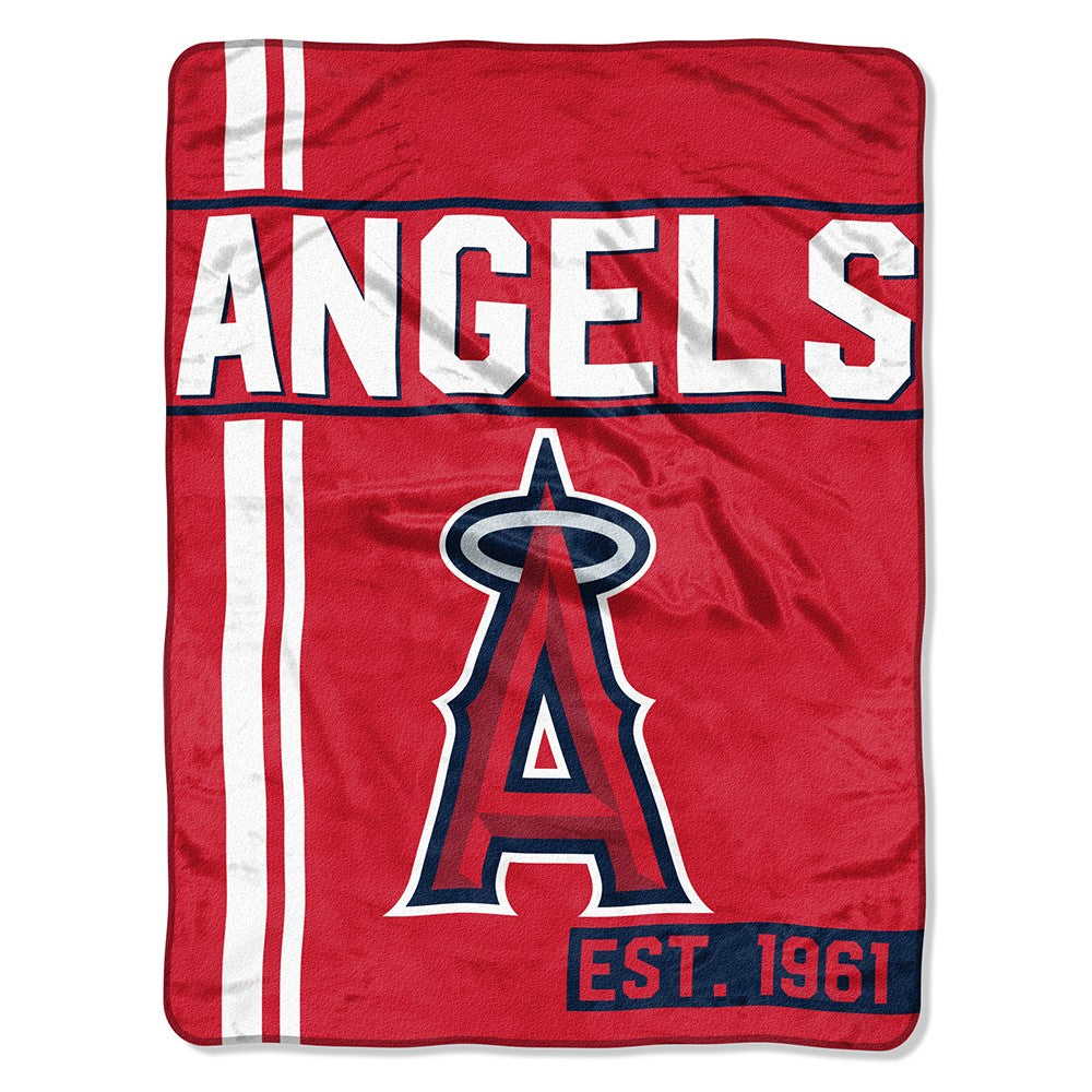 Los Angeles Angels MLB Walk Off Micro Raschel Throw Blanket