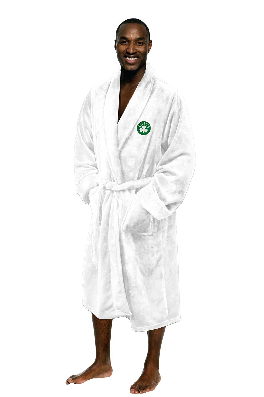 Boston Celtics NBA Mens L/XL Silk Touch Bath Robe