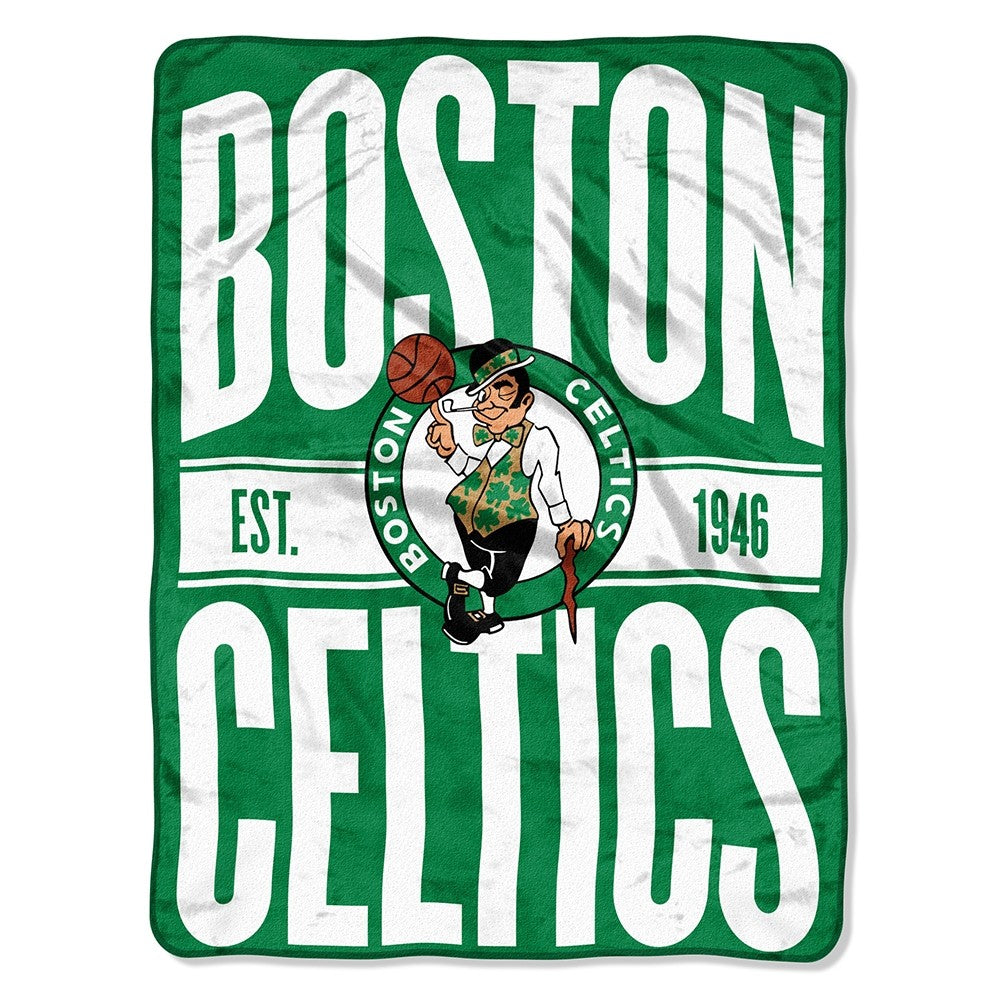 Boston Celtics NBA Clear Out Micro Raschel Throw Blanket