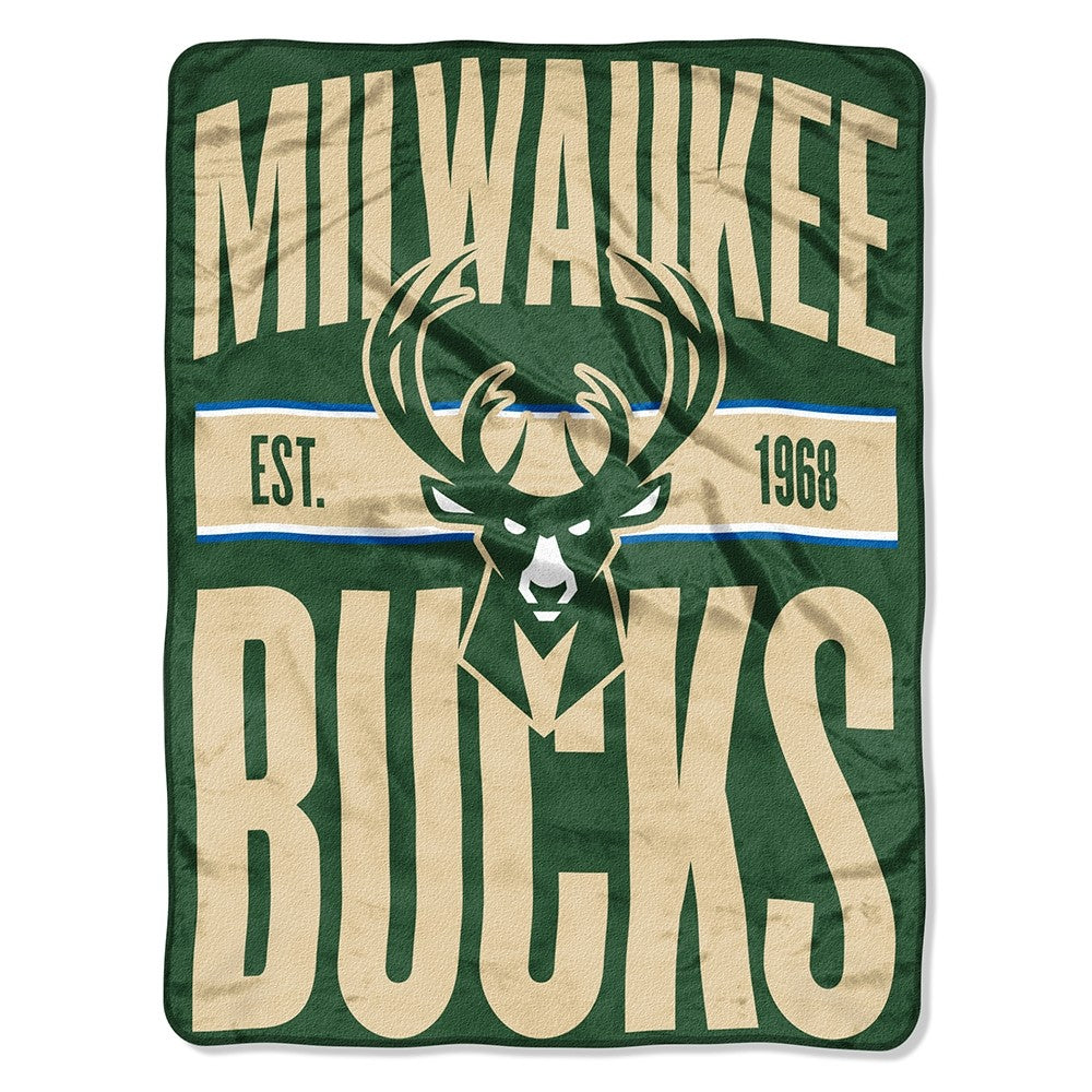 Milwaukee Bucks NBA Clear Out Micro Raschel Throw Blanket