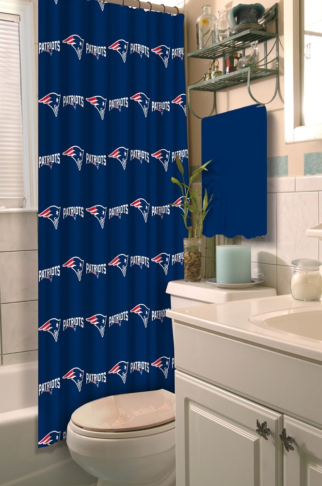 New England Patriots NFL Shower Curtain
