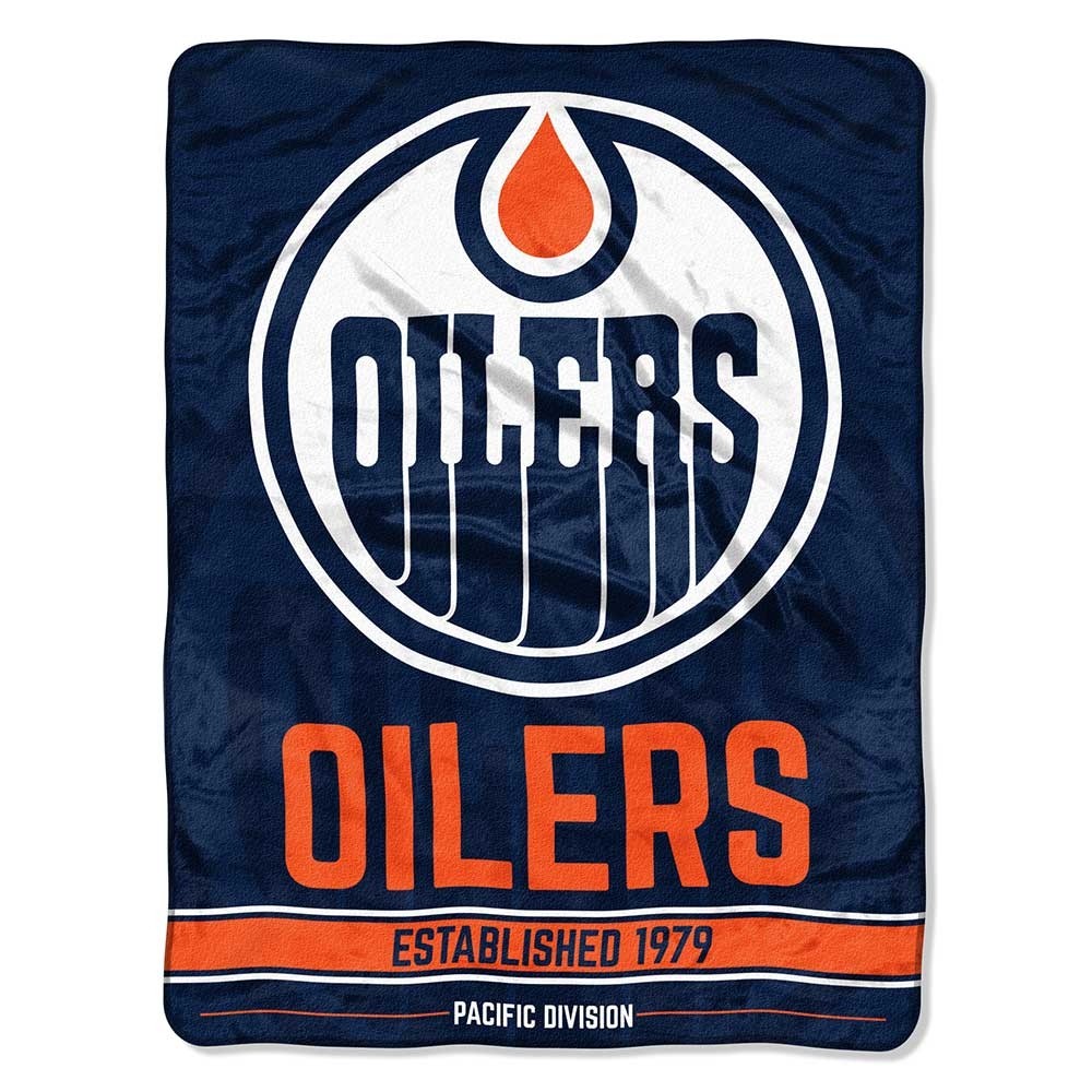 Edmonton Oilers NHL Breakaway Micro Raschel Throw Blanket