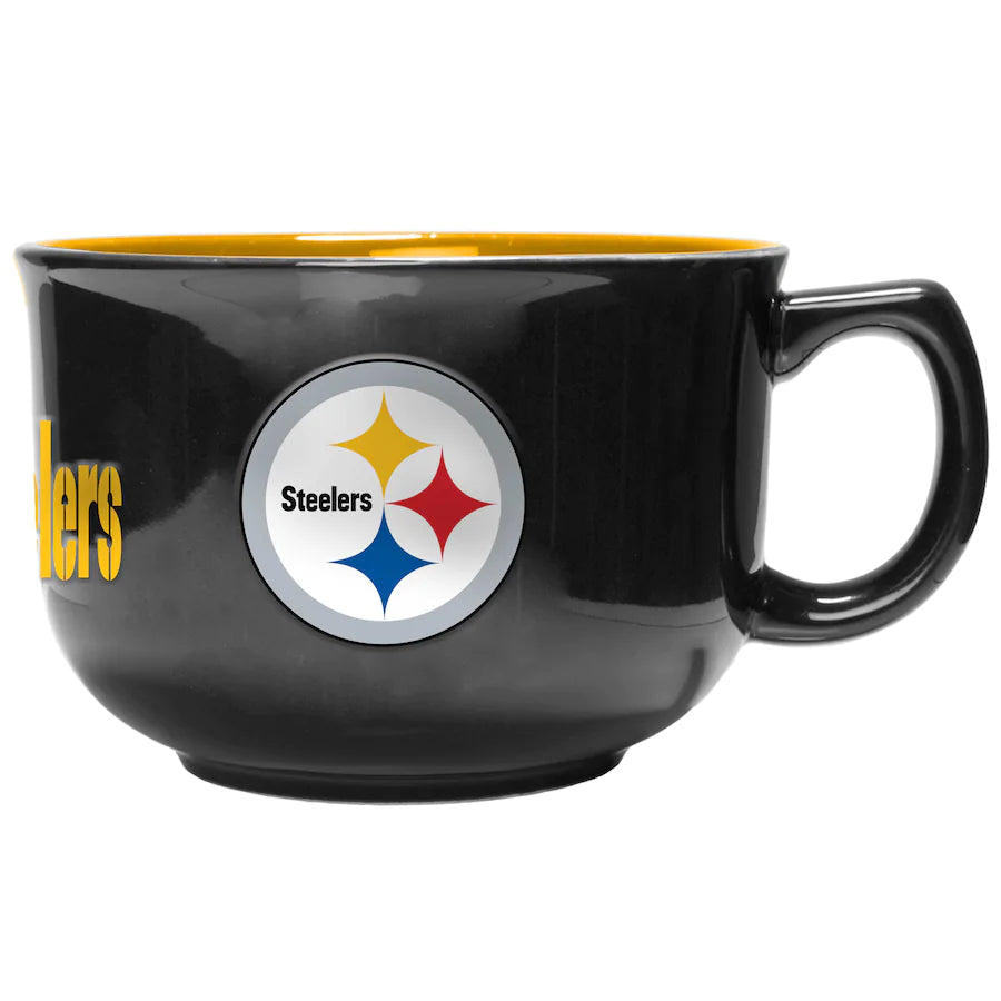 Pittsburgh Steelers 32oz. Team Logo Flat Bowl Mug