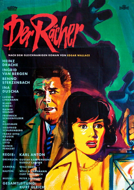 Edgar Wallace : Der Rächer (1960) - Heinz Drache DVD – Elvis DVD ...