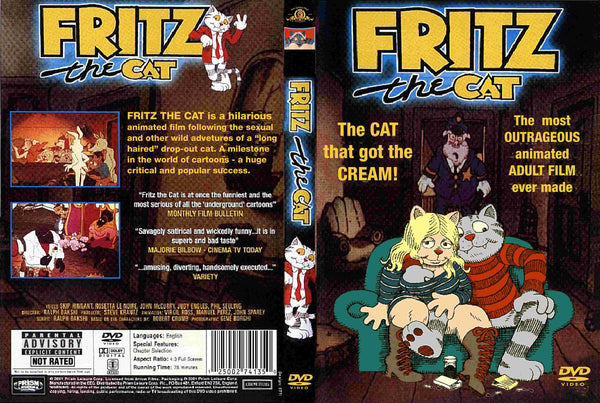 Fritz The Cat (1972) - Ralph Bakshi DVD – Elvis DVD Collector & Movies ...