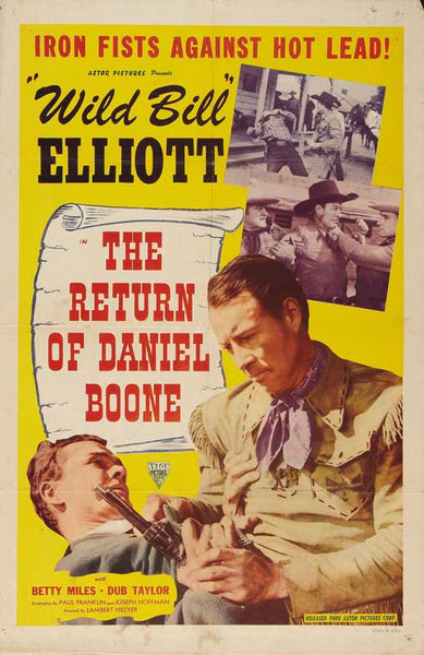 The Return Of Daniel Boone (1941) - Bill Elliott DVD – Elvis DVD ...