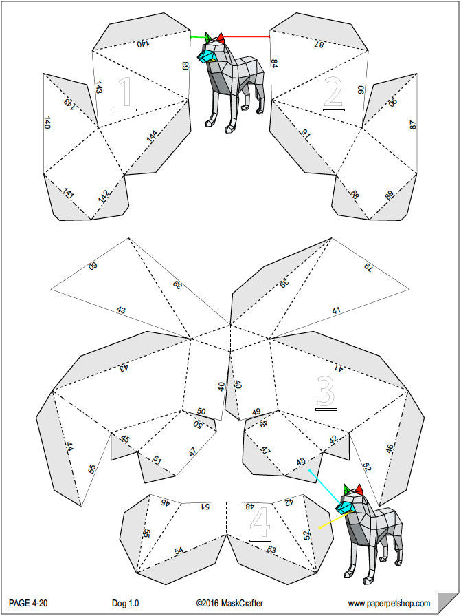 fox-printable-free-papercraft-templates-pdf