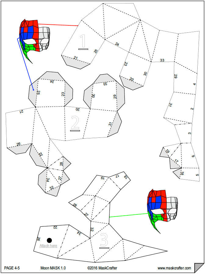 free-papercraft-templates-pdf-of-19-papercraft-deer-head-3-printable