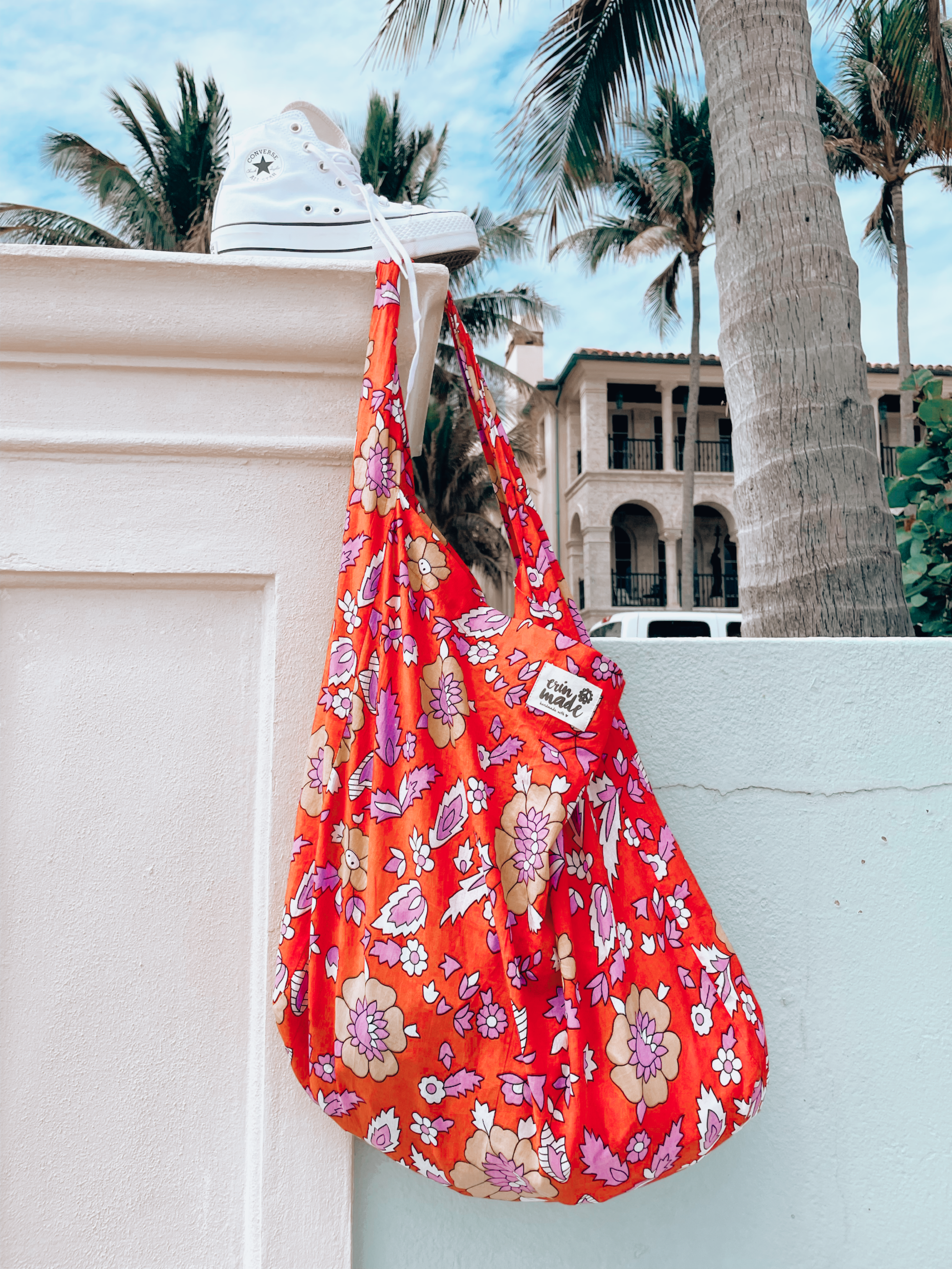 Handcrafted Ginger Leather Sling Bag from India - Modern Elegance in Ginger  | NOVICA