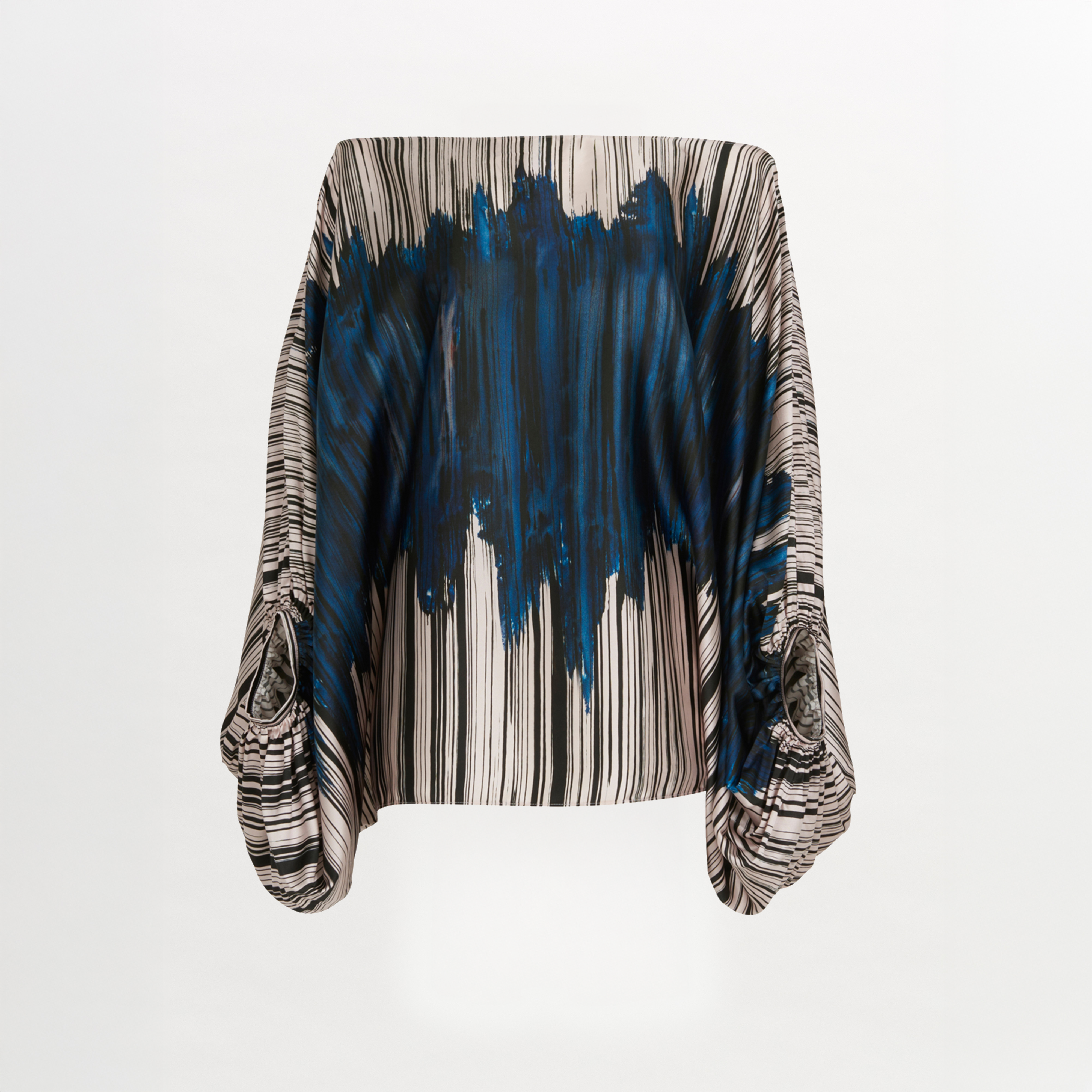 Bellagio Blouse Indigo Linear