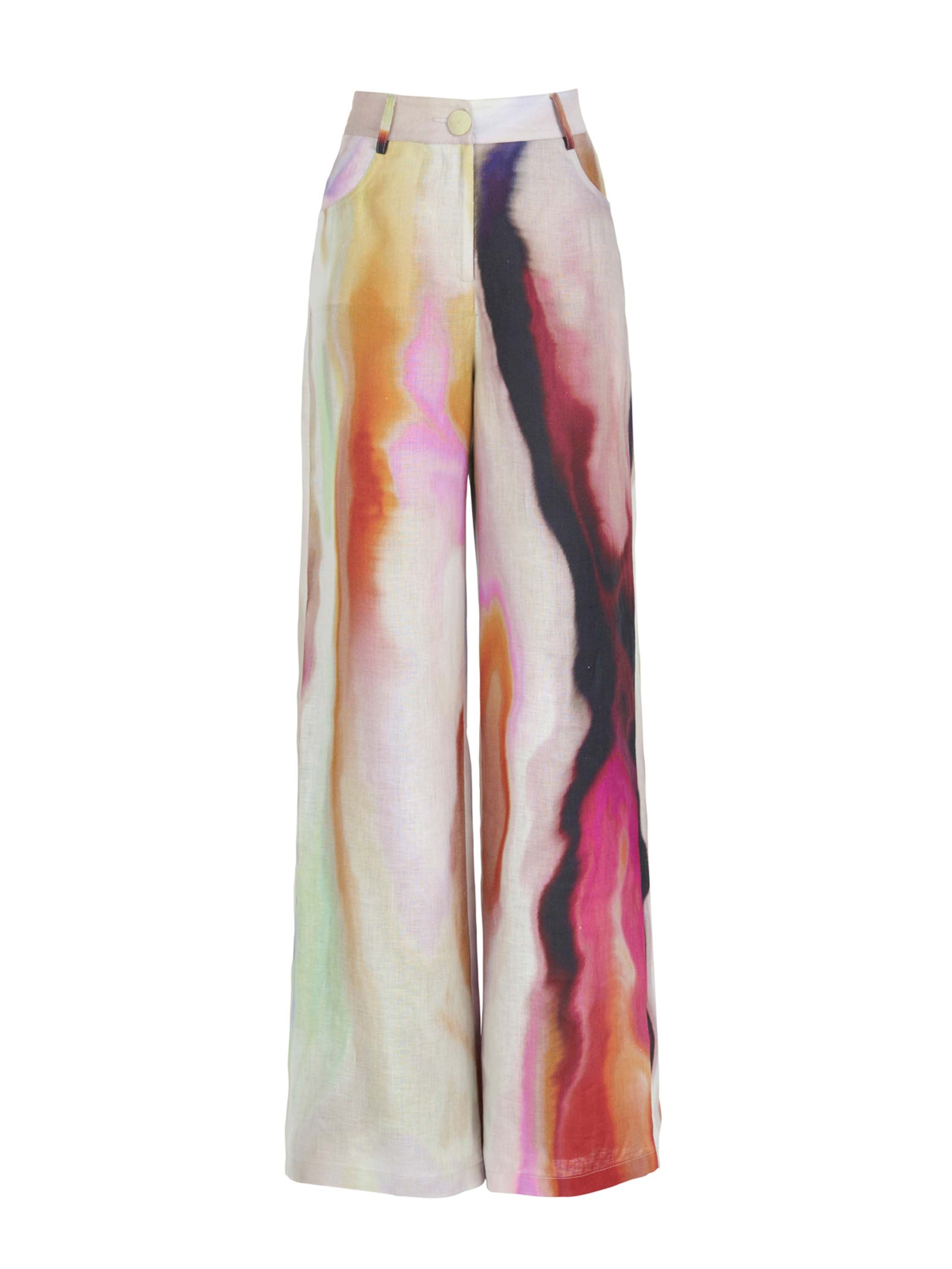 Emine Pant Iridescent Marble