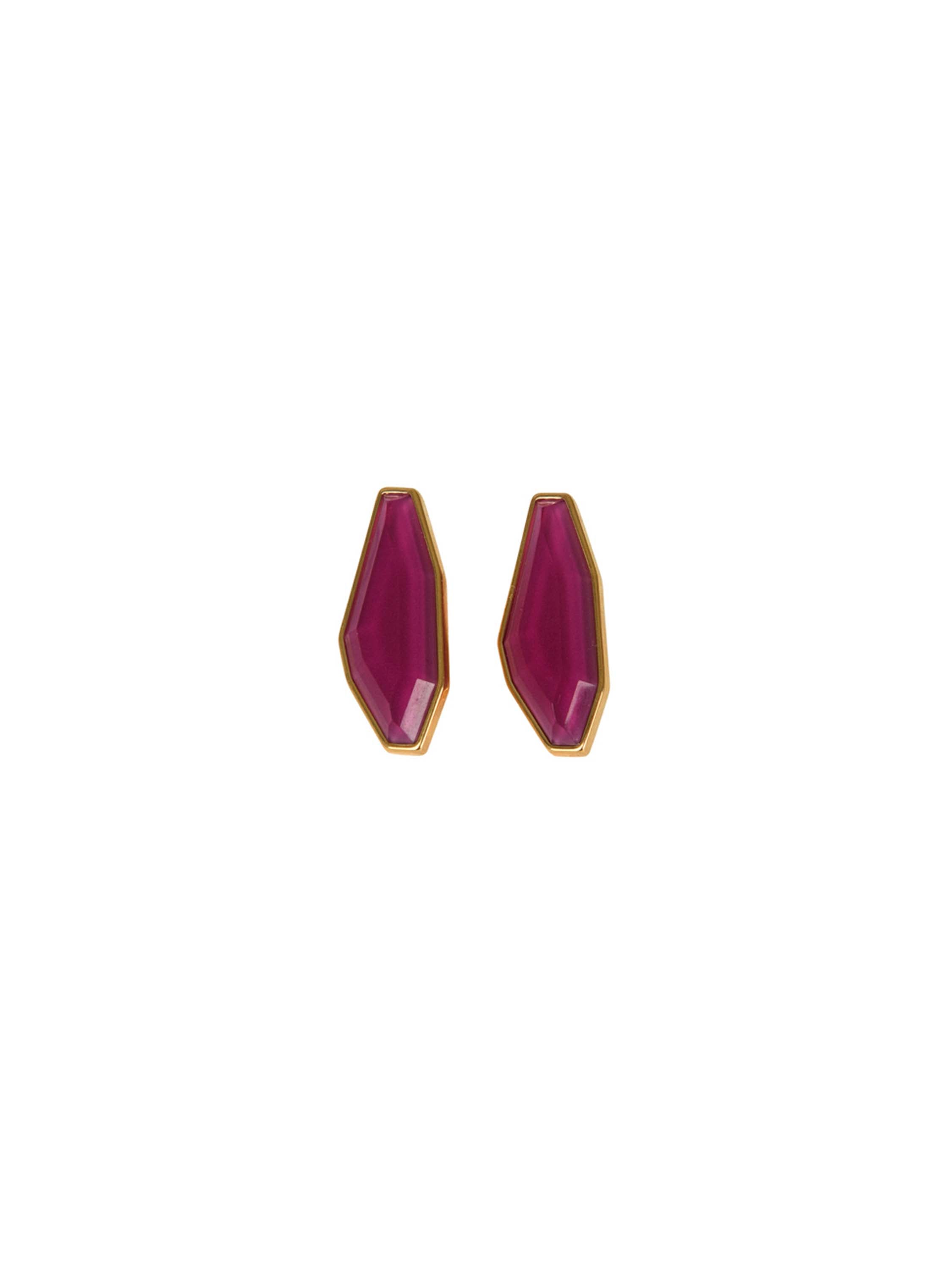 Badra Earrings Magenta