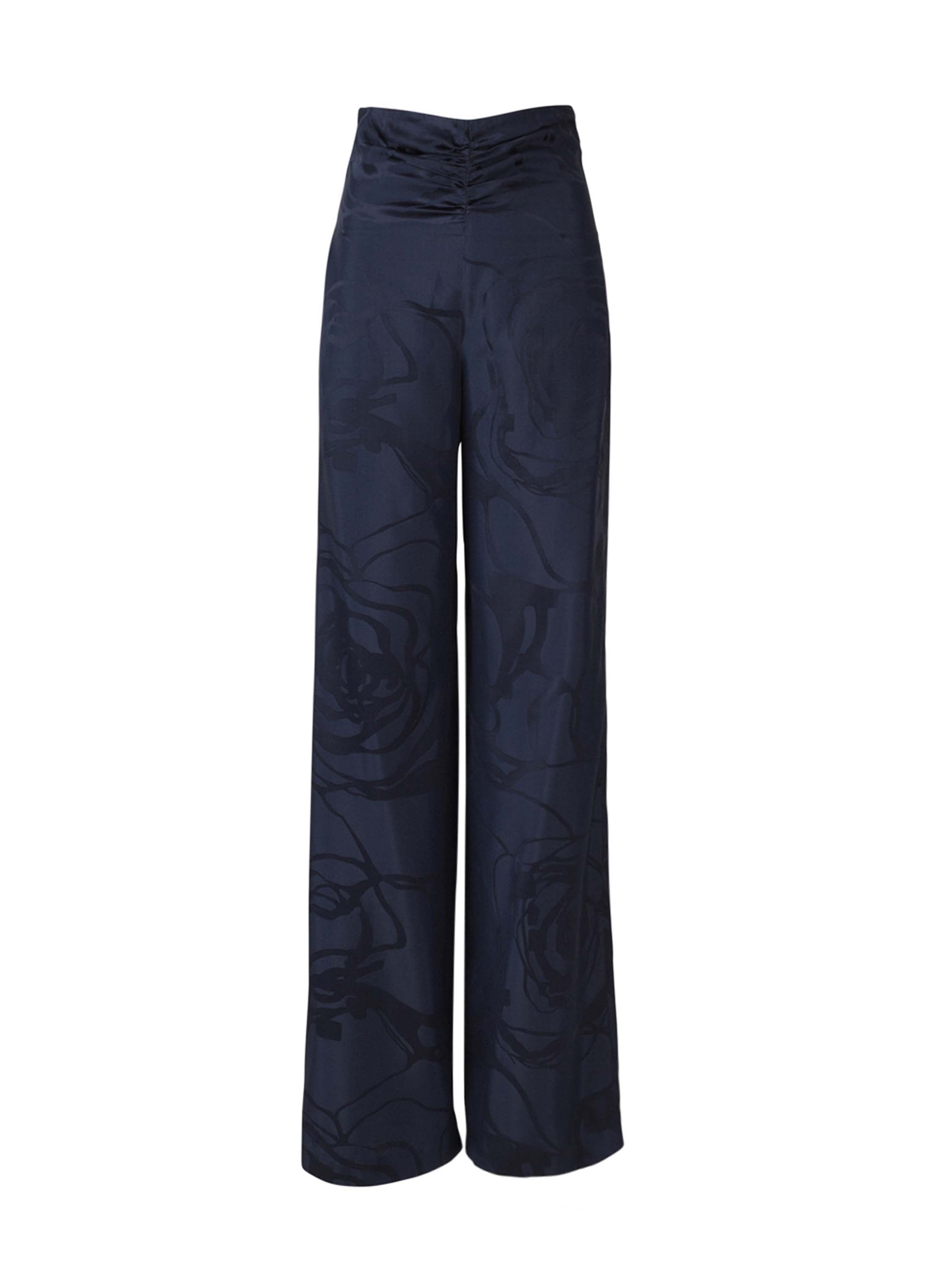 Casey Pant Navy Jacquard