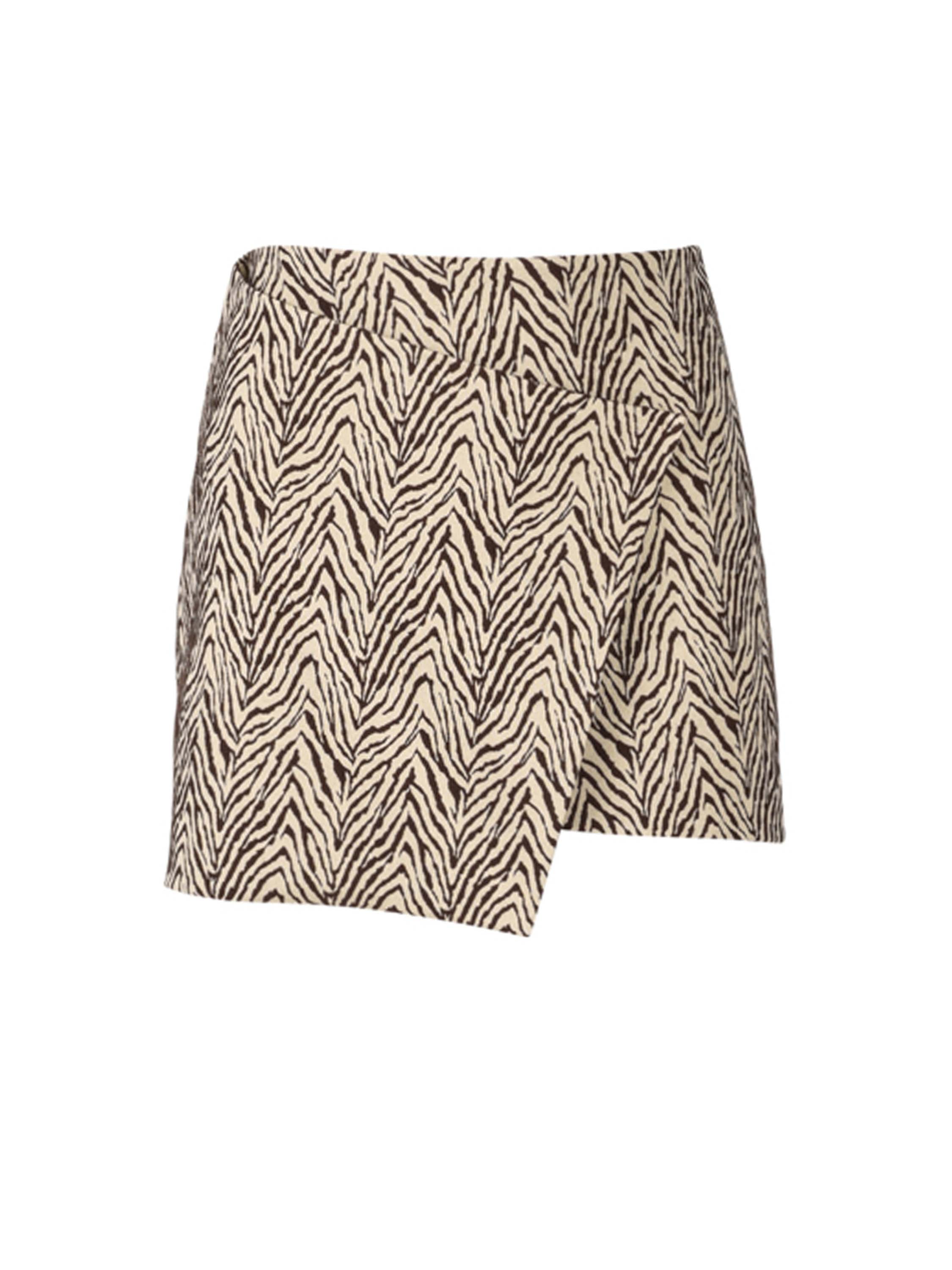 Aime Skort Brown Zebra