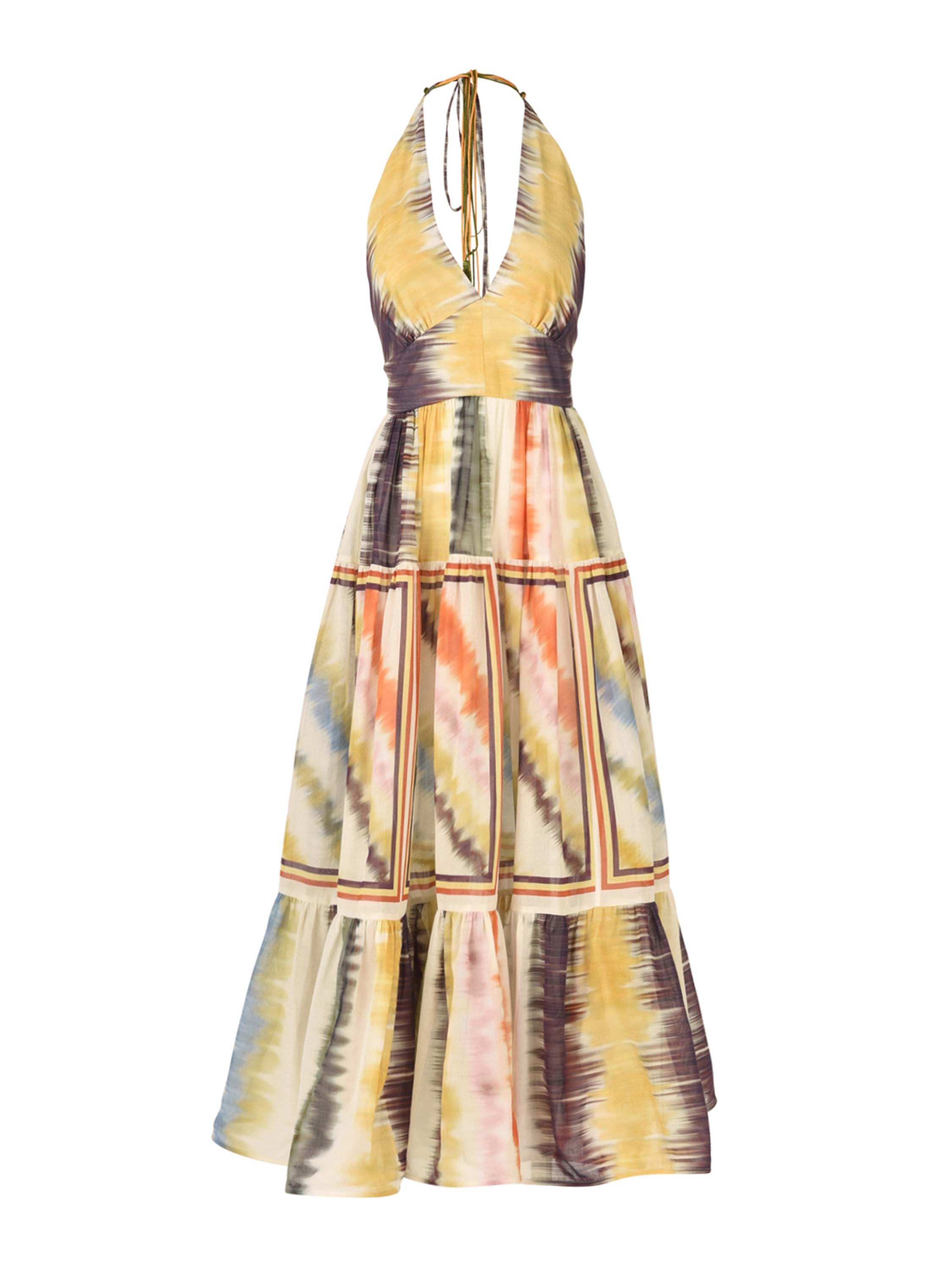 Valerie Dress Multi Hazy Stripe