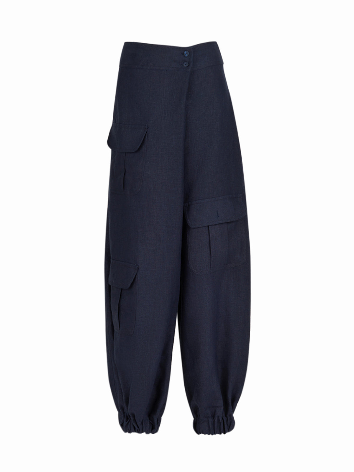 Brandon Pant Navy Linen