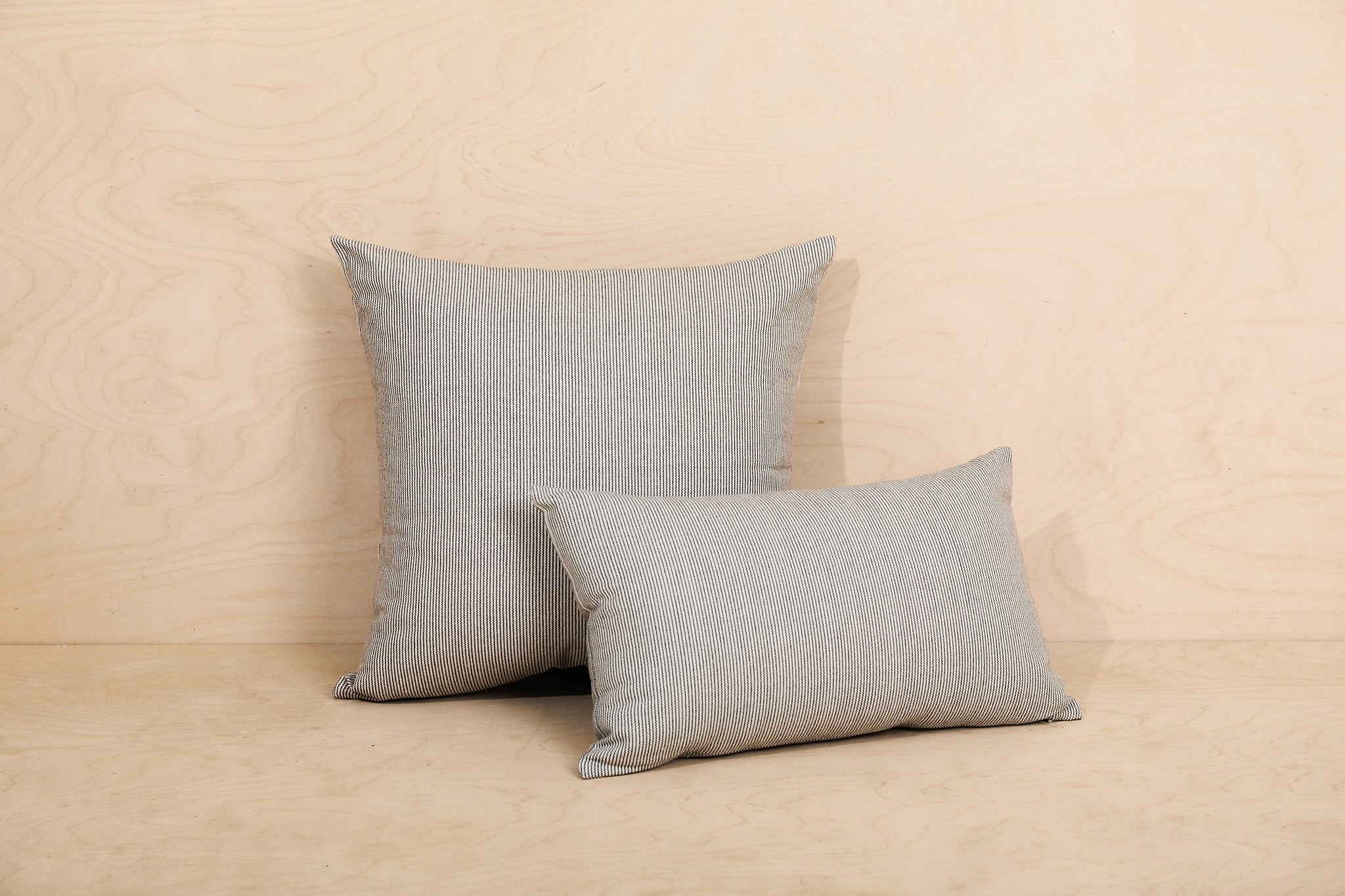 Pinstripe Pillow Cover | Iron