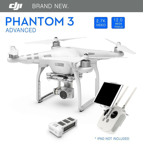 DJI Phantom 3 Advanced 2.7K Drone – Wires Computing