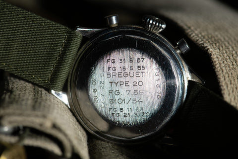 1954 Breguet Type 20 Military Flyback Chronograph (Ref. 5101/54) "Sterile Dial"