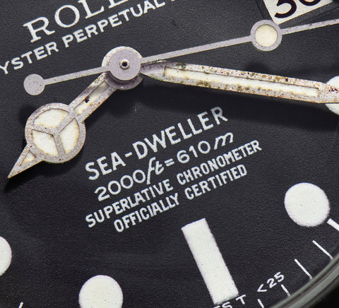 1978 Rolex Sea-Dweller (Ref. 1665) "Great White" Rail Dial W/ RSC Card & Service Records