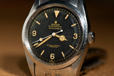 1958 Rolex Explorer I (Ref. 6610) Gilt "Chapter Ring" Dial