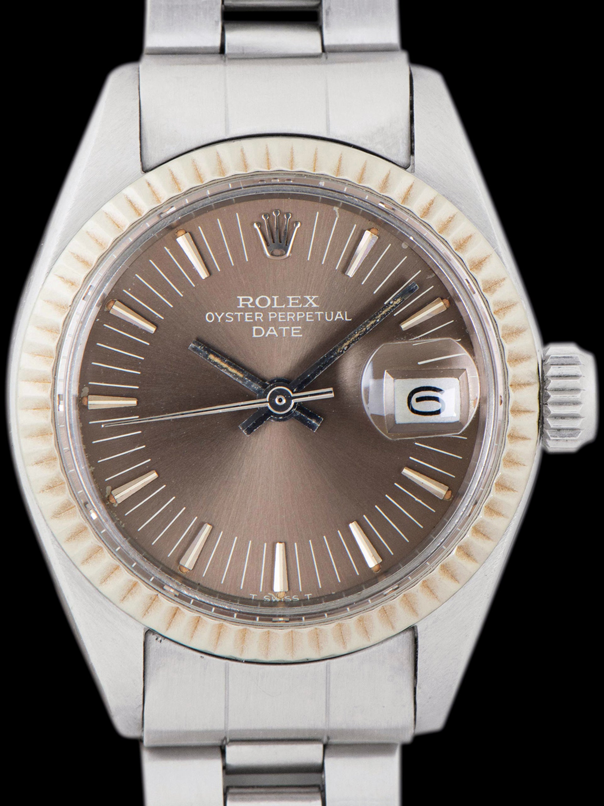 image of 1975 Rolex Ladies Date (Ref. 6917) Taupe Radial Dial