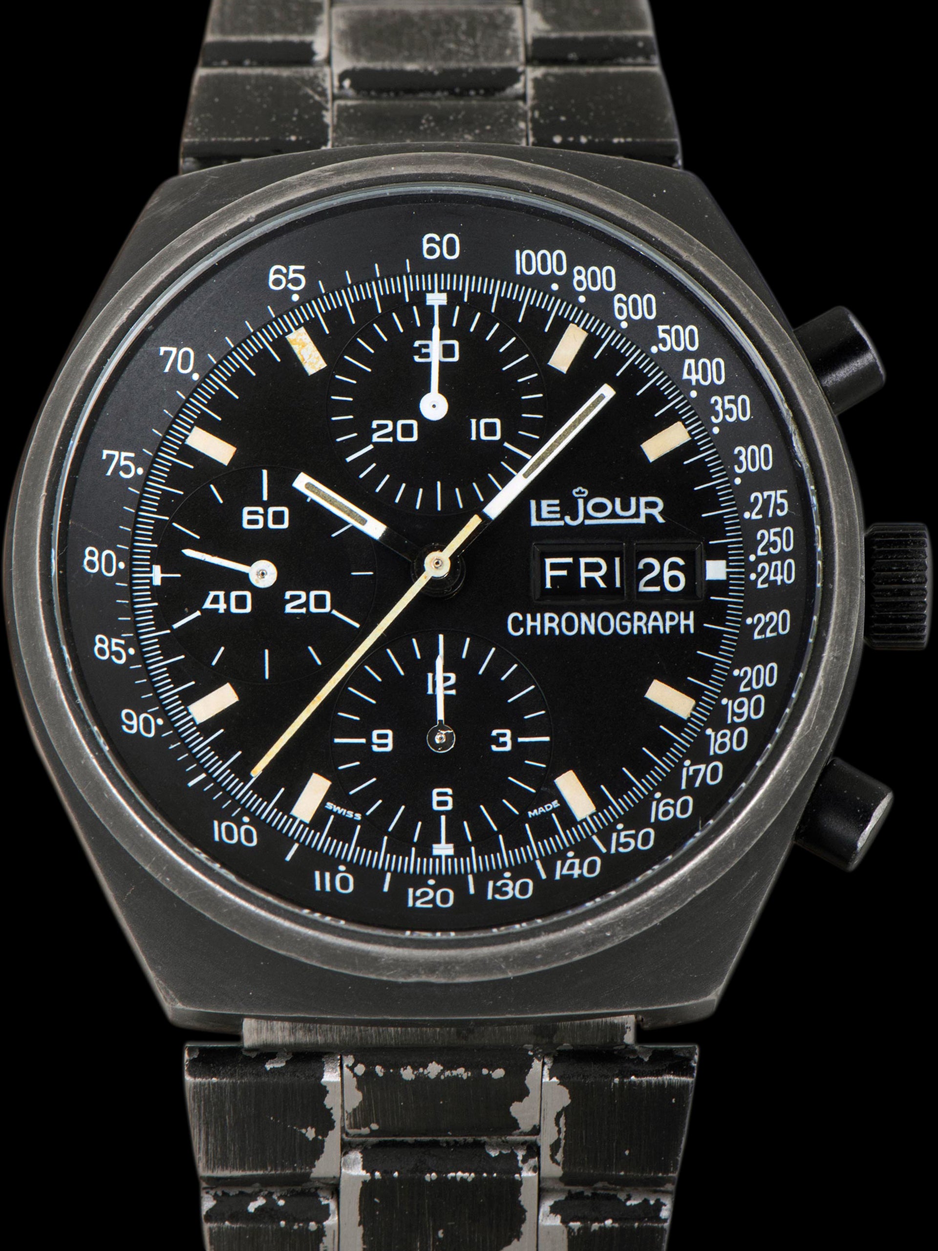 image of LeJour Chronograph (Ref. 7750) Original PVD "Top Gun"