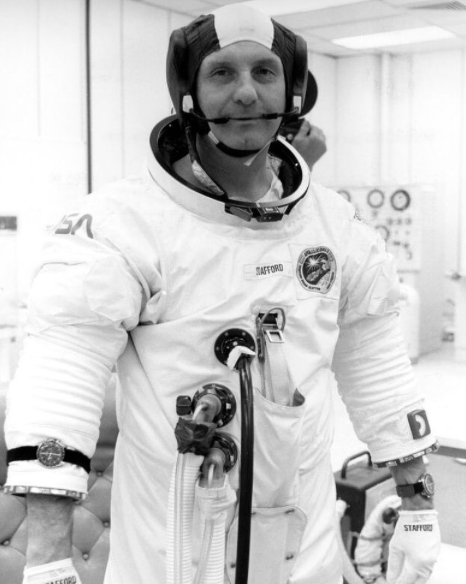 NASA Omega Speedmaster Professional On Astronaut Stafford