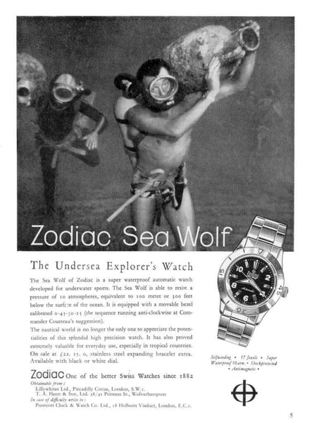 1960s Zodiac Sea Wolf (Ref. 722-946B)