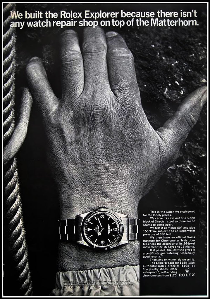 Rolex 1016 Advertisement 