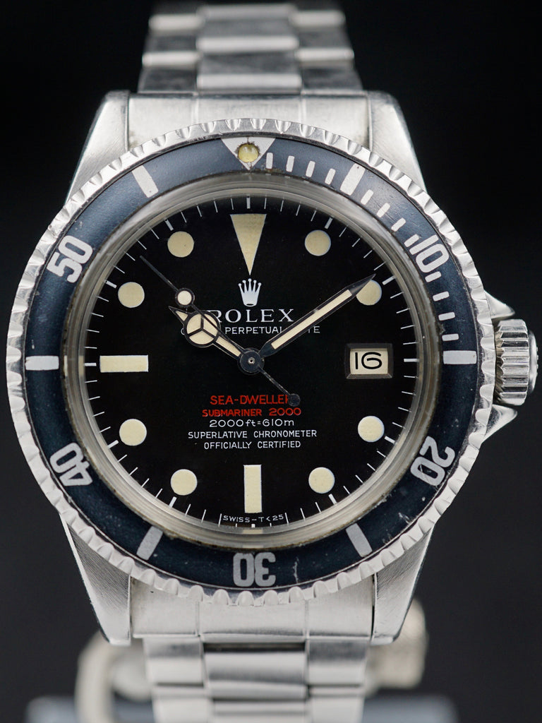 sea dweller double red 1665