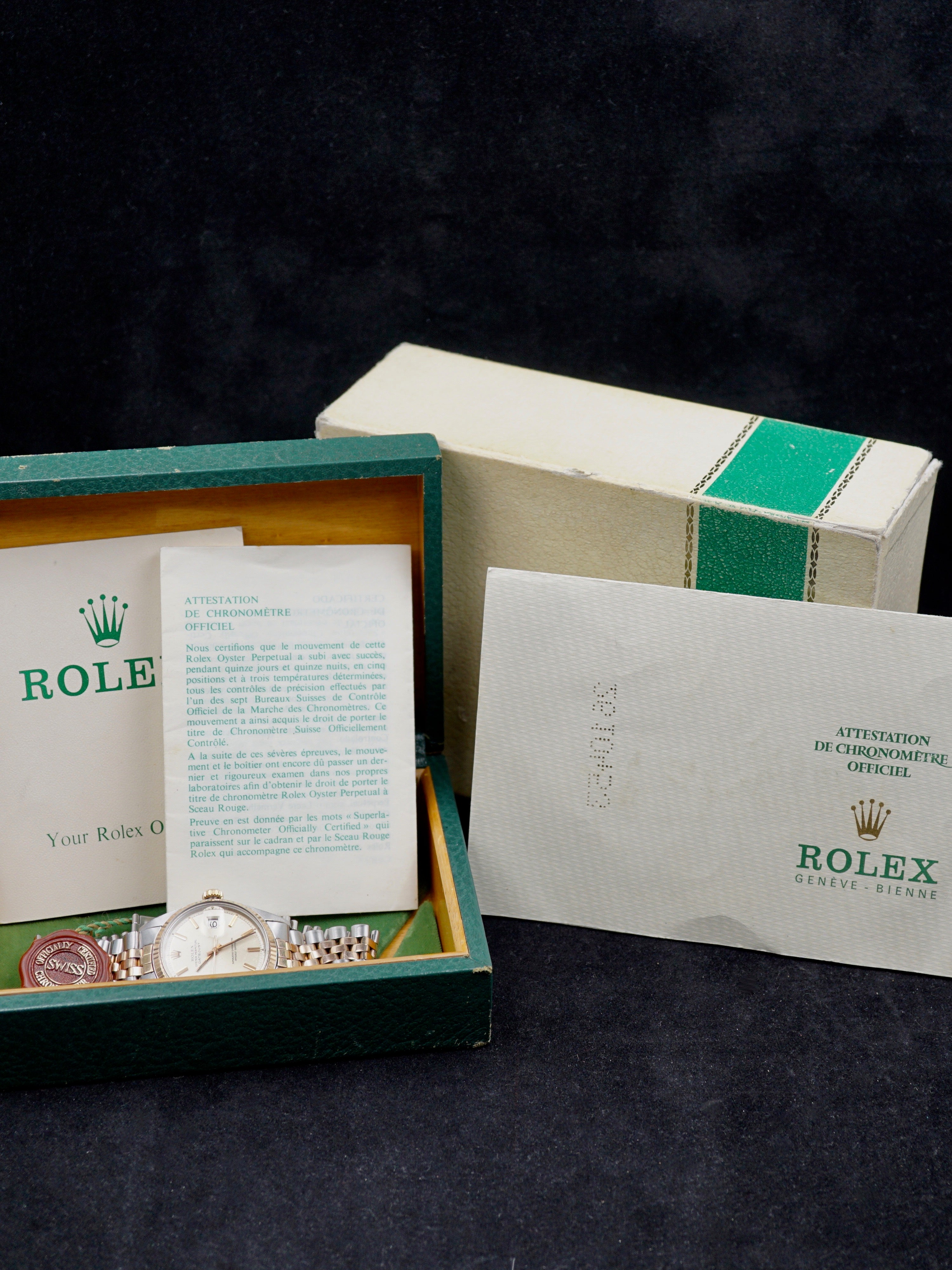1971 Rolex Datejust Rose Gold & Stainless Steel (Ref. 1601) W/ Box and