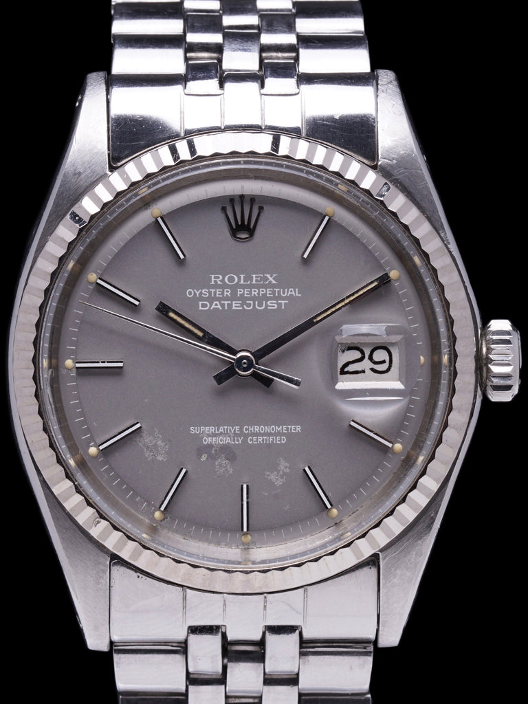 rolex 1601 grey dial