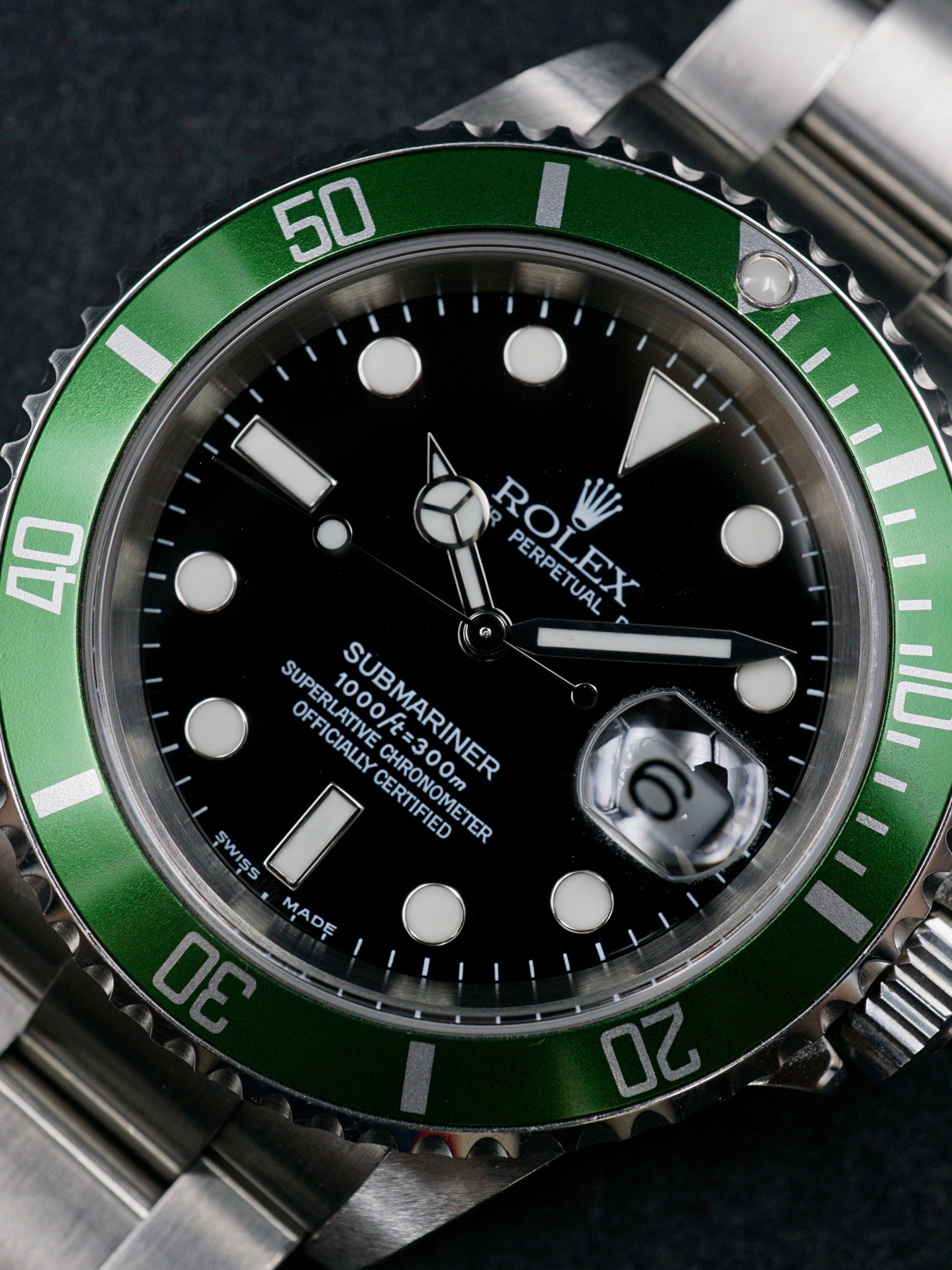 2003 Rolex Green Submariner (Ref. 16610LV) Mk.1 