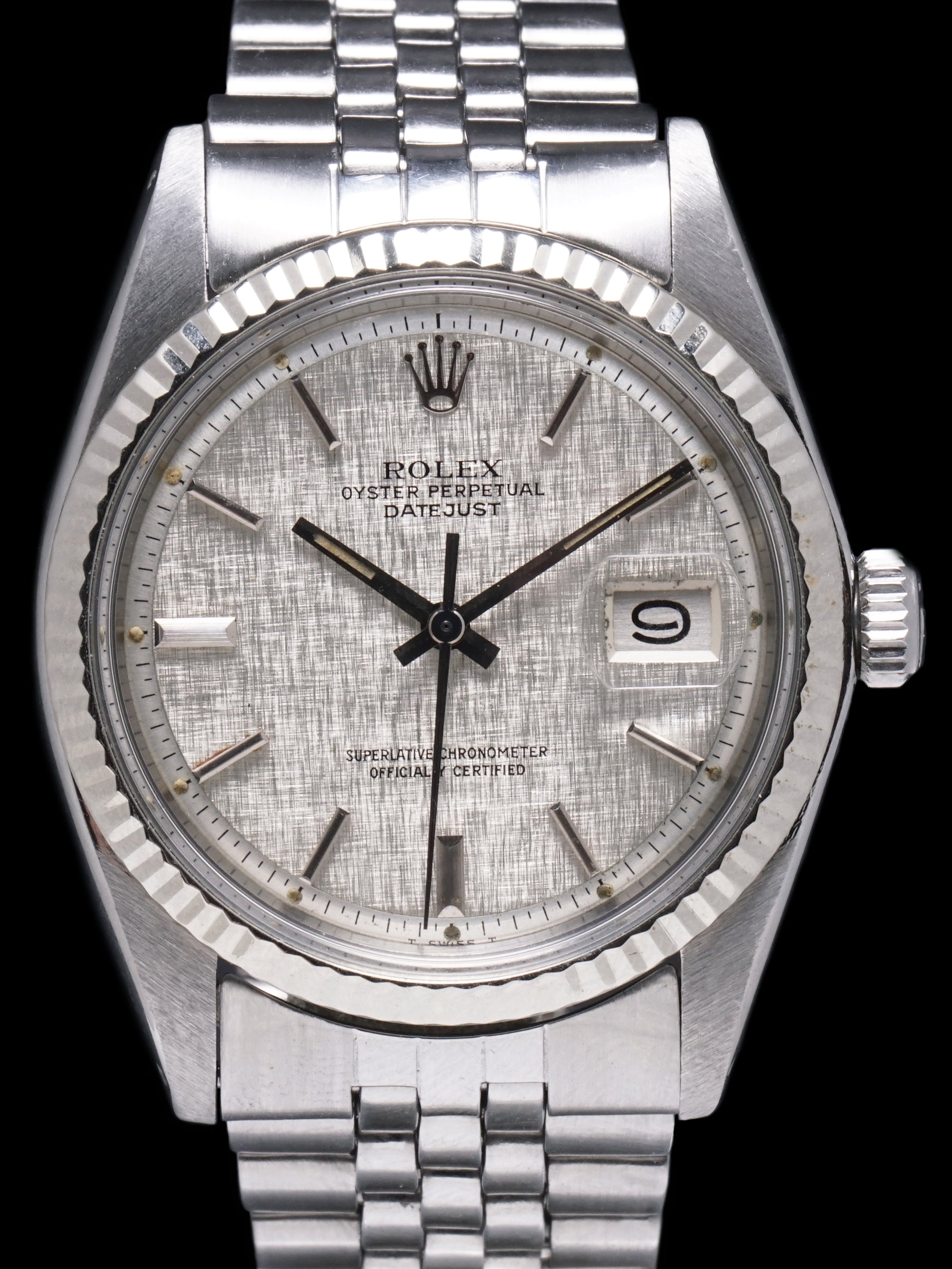 rolex linen dial for sale