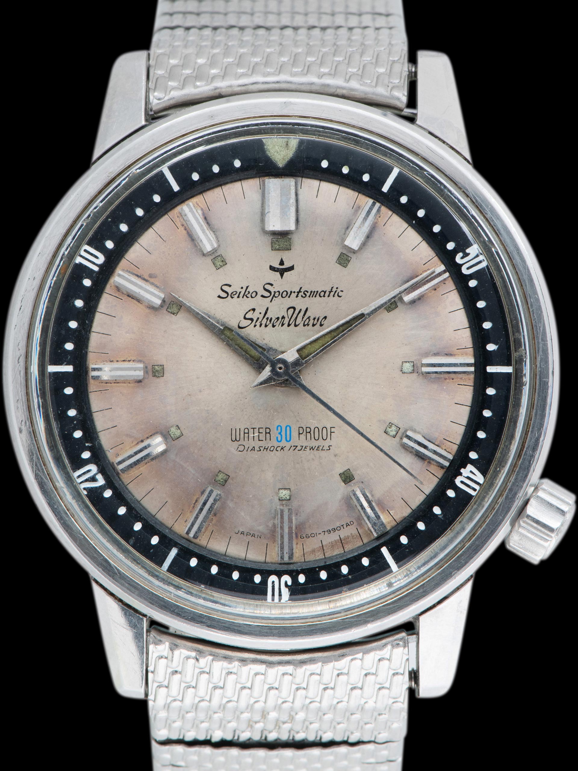 1965 Seiko Sportsmatic Silver Wave (Ref. 697990)