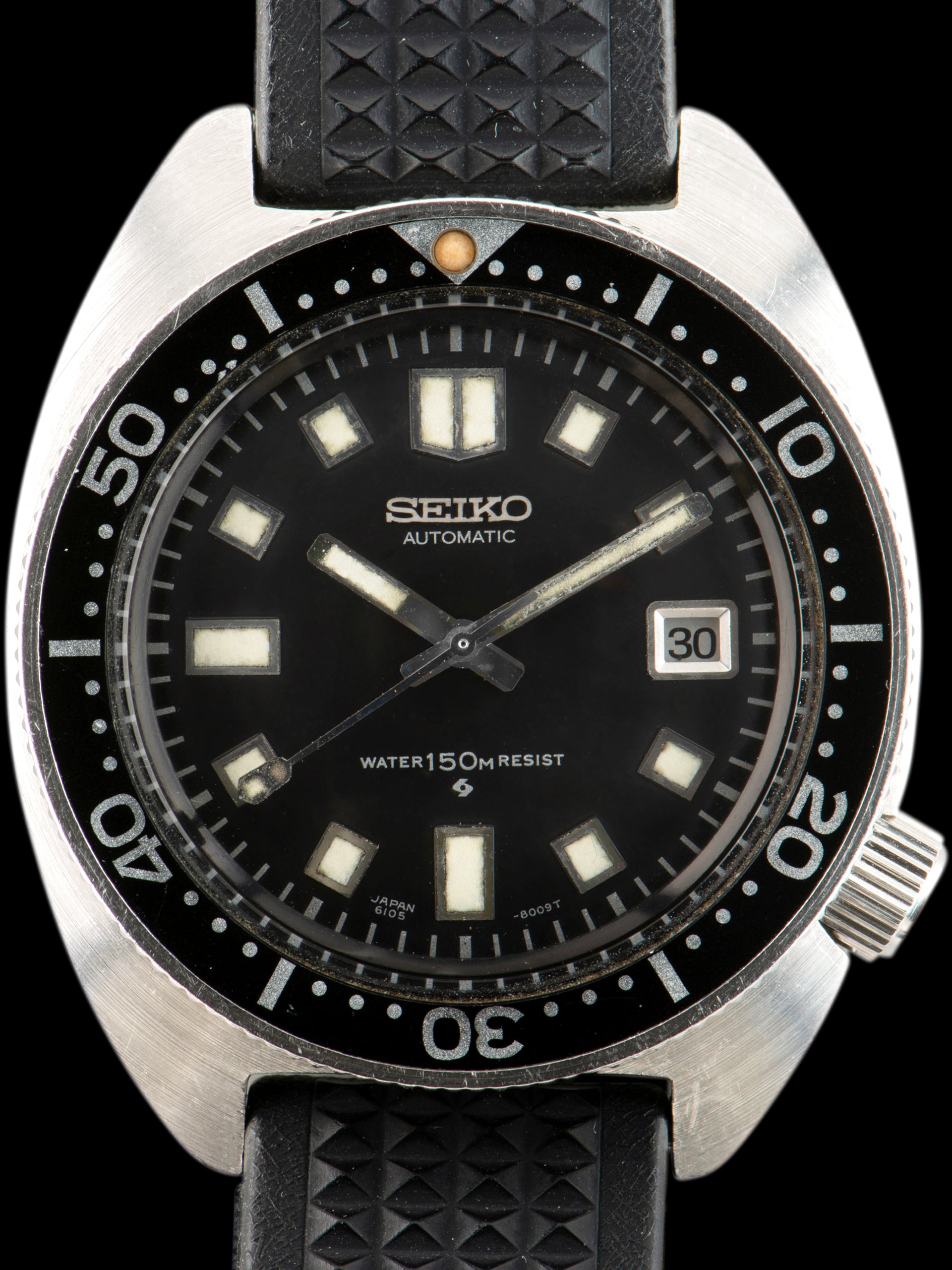 image of 1970 Seiko Diver (Ref. 6105-8000) "Resist / Proof"