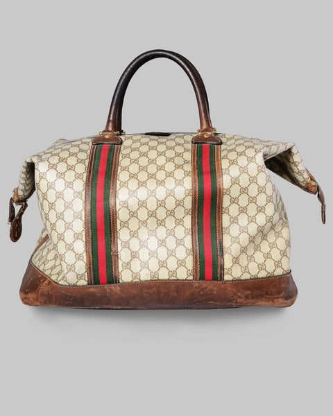 1980&#39;s Vintage GUCCI Duffel Bag – Craft & Tailored