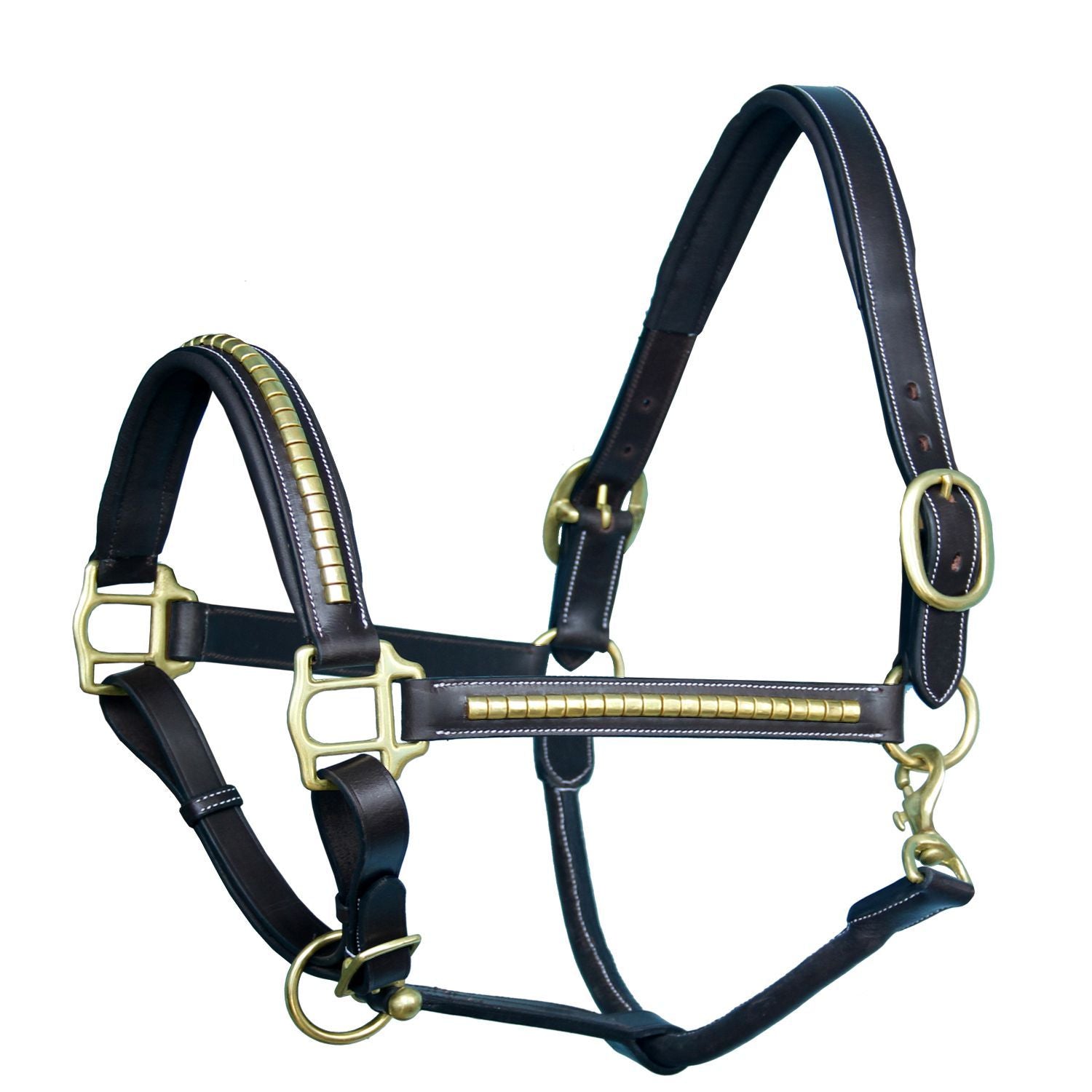 ExionPro Brass Clincher Horse Halter | Leather Horse Halter – Bridles ...