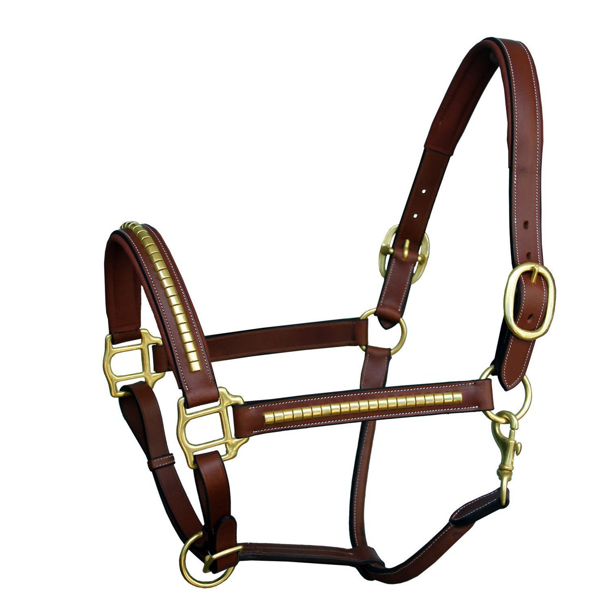 ExionPro Brass Clincher Horse Halter | Leather Horse Halter – Bridles ...