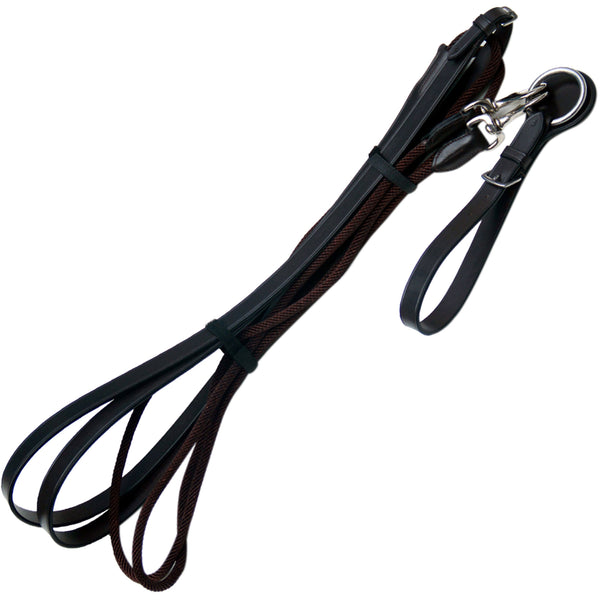 Éric Thomas Pro leather/rope draw reins - draw reins - PADD