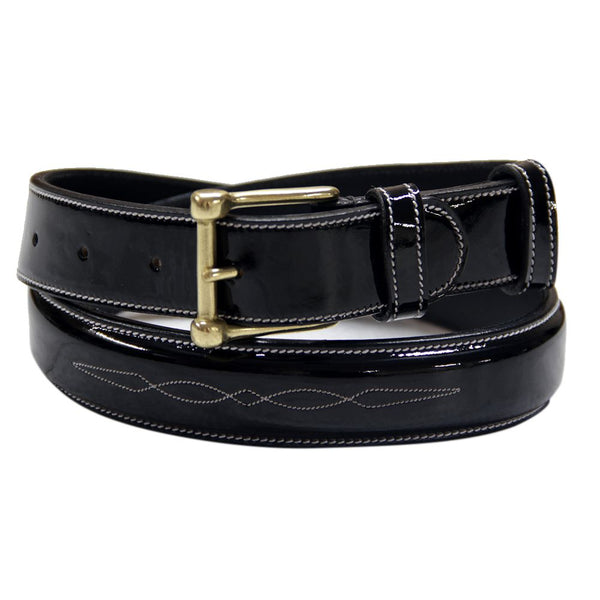 Carrion Handmade Yorkshire Belt - Brown Leather/Rounded Buckle - Furbellow  & Co