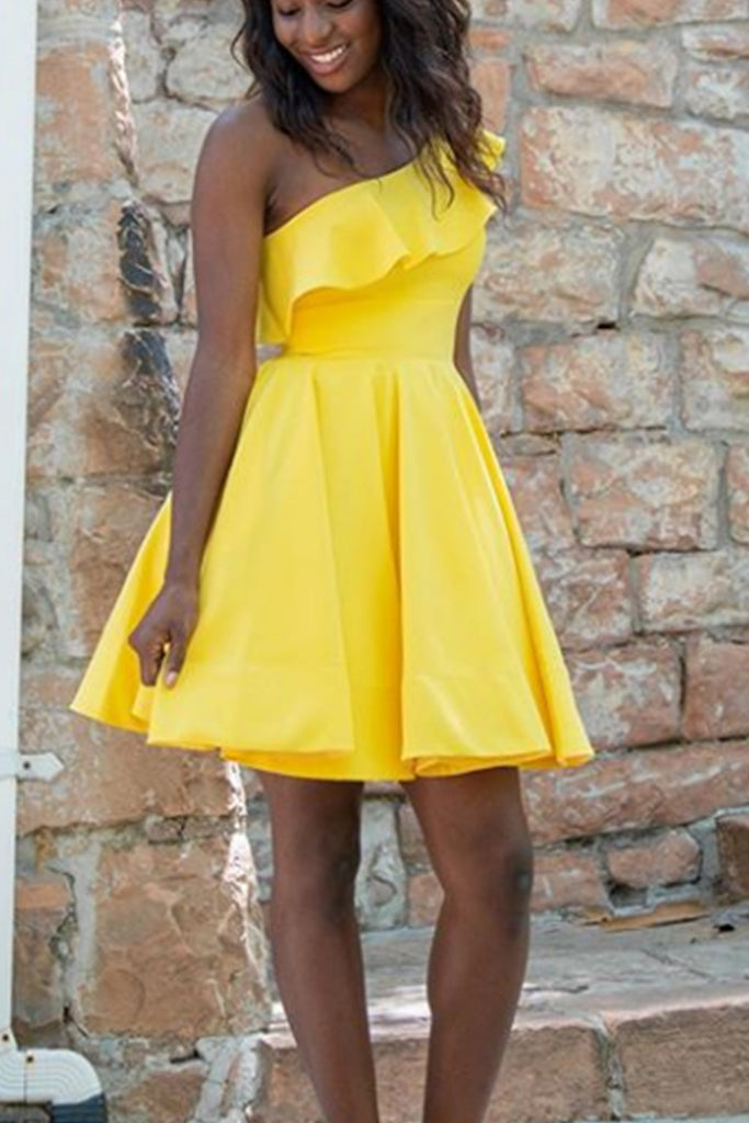 party dress yellow