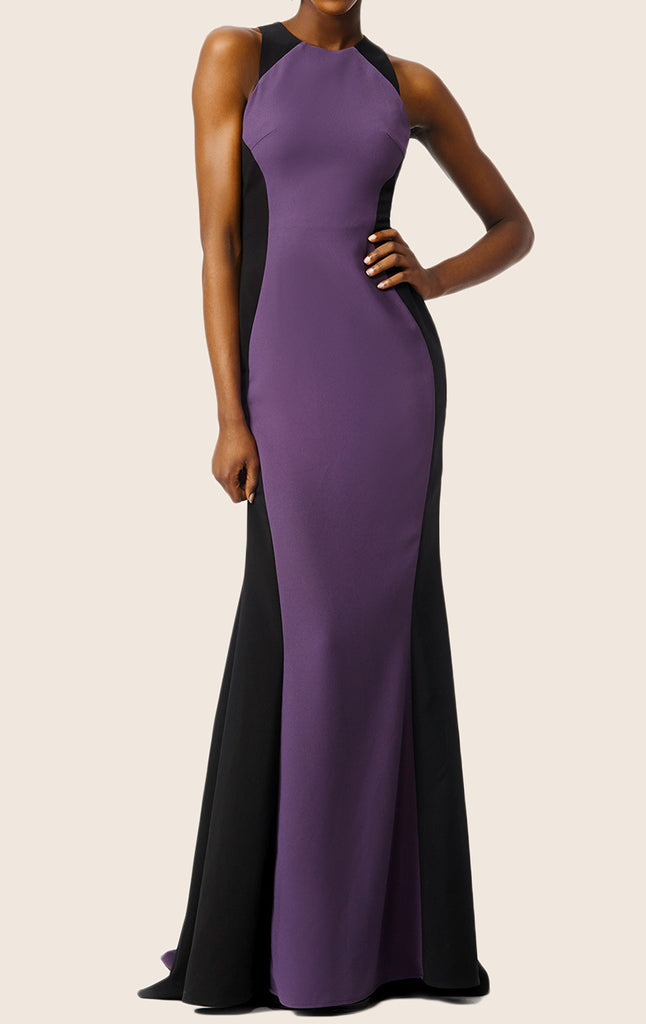 two tone evening gowns