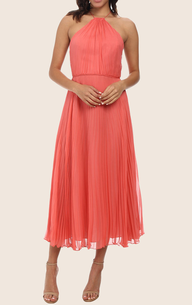 midi length chiffon dresses