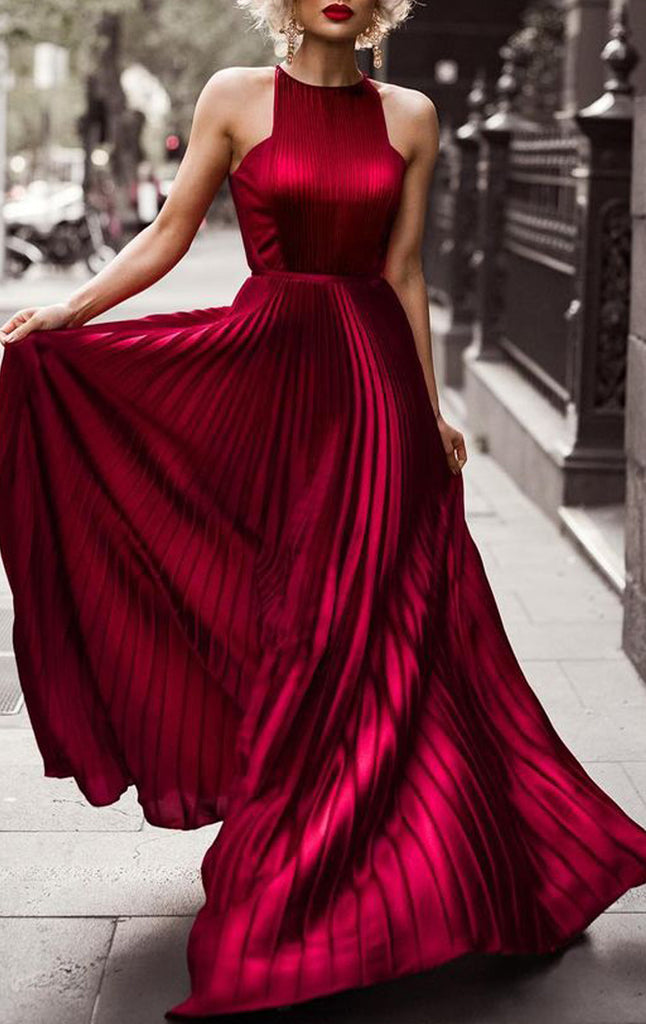 red gown formal