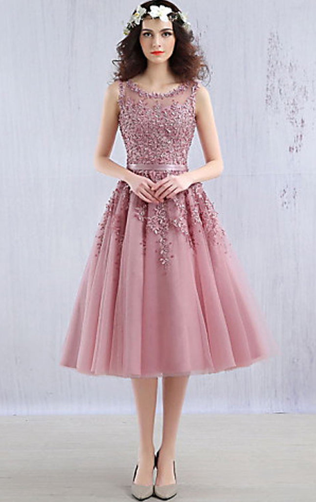 cocktail dress pink for wedding