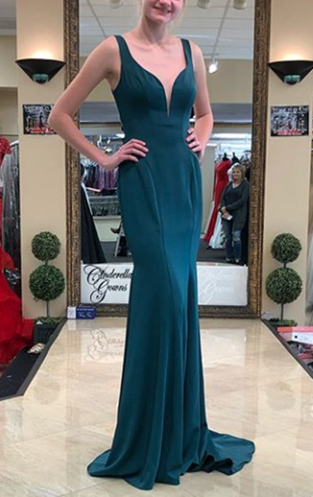 jersey formal evening gown