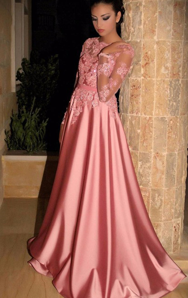 long maxi evening dress