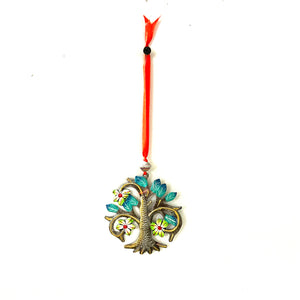 Painted Tree of Life Ornament - Papillon Wholesale